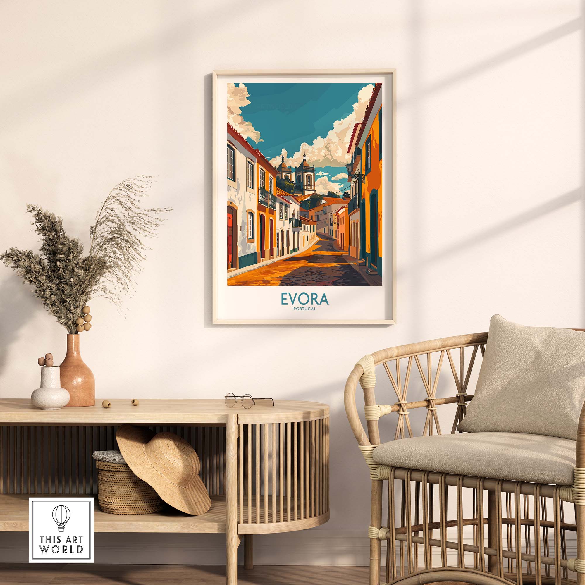 Evora Wall Art Print part of our best collection or travel posters and prints - This Art World