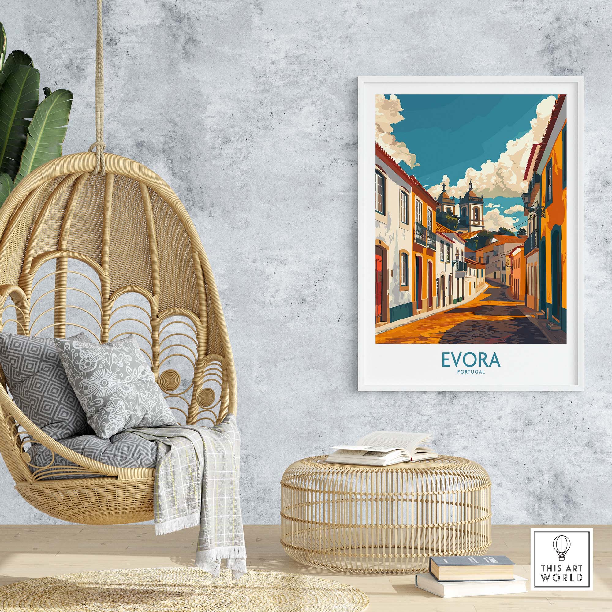 Evora Wall Art Print part of our best collection or travel posters and prints - This Art World