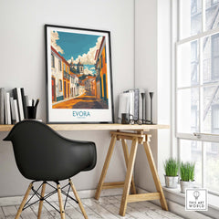 Evora Wall Art Print part of our best collection or travel posters and prints - This Art World