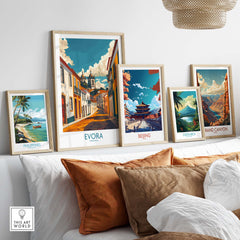 Evora Wall Art Print part of our best collection or travel posters and prints - This Art World