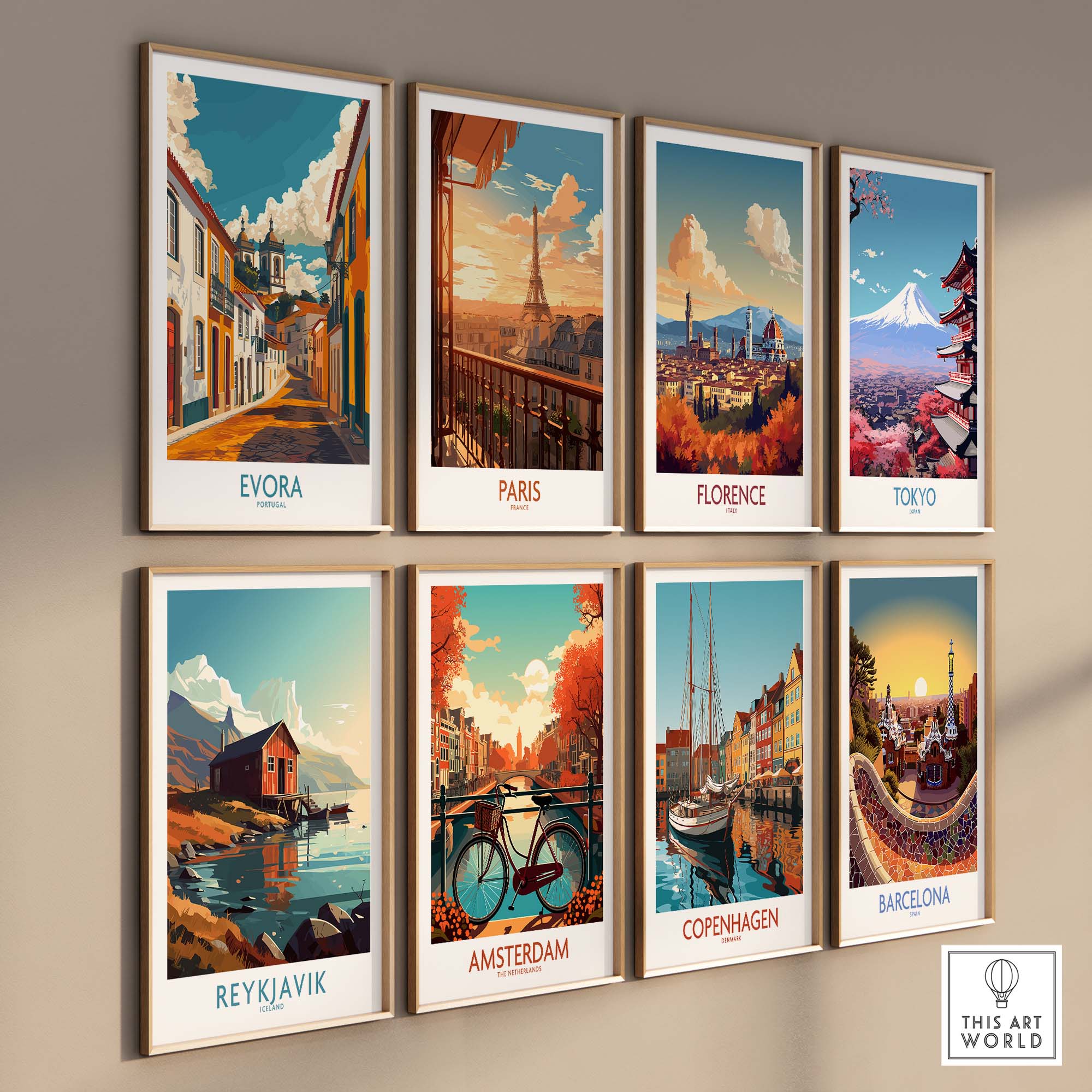 Evora Wall Art Print part of our best collection or travel posters and prints - This Art World