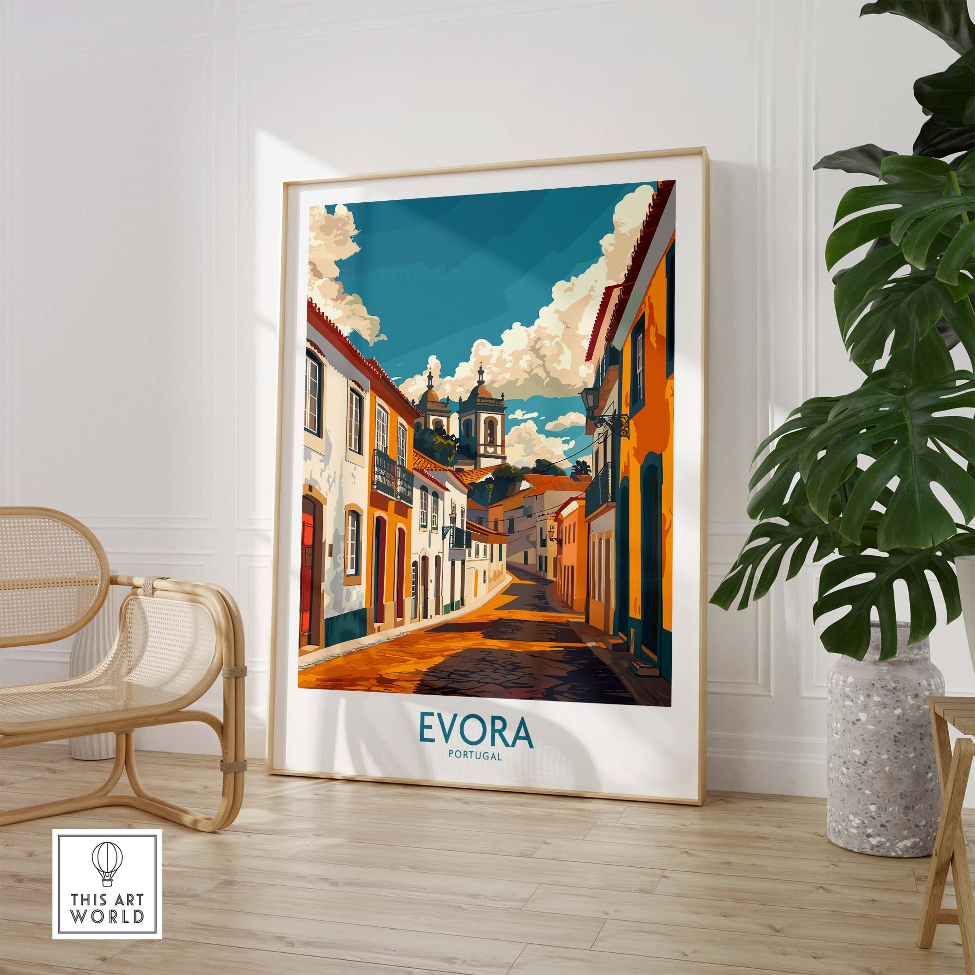 Evora Wall Art Print part of our best collection or travel posters and prints - This Art World
