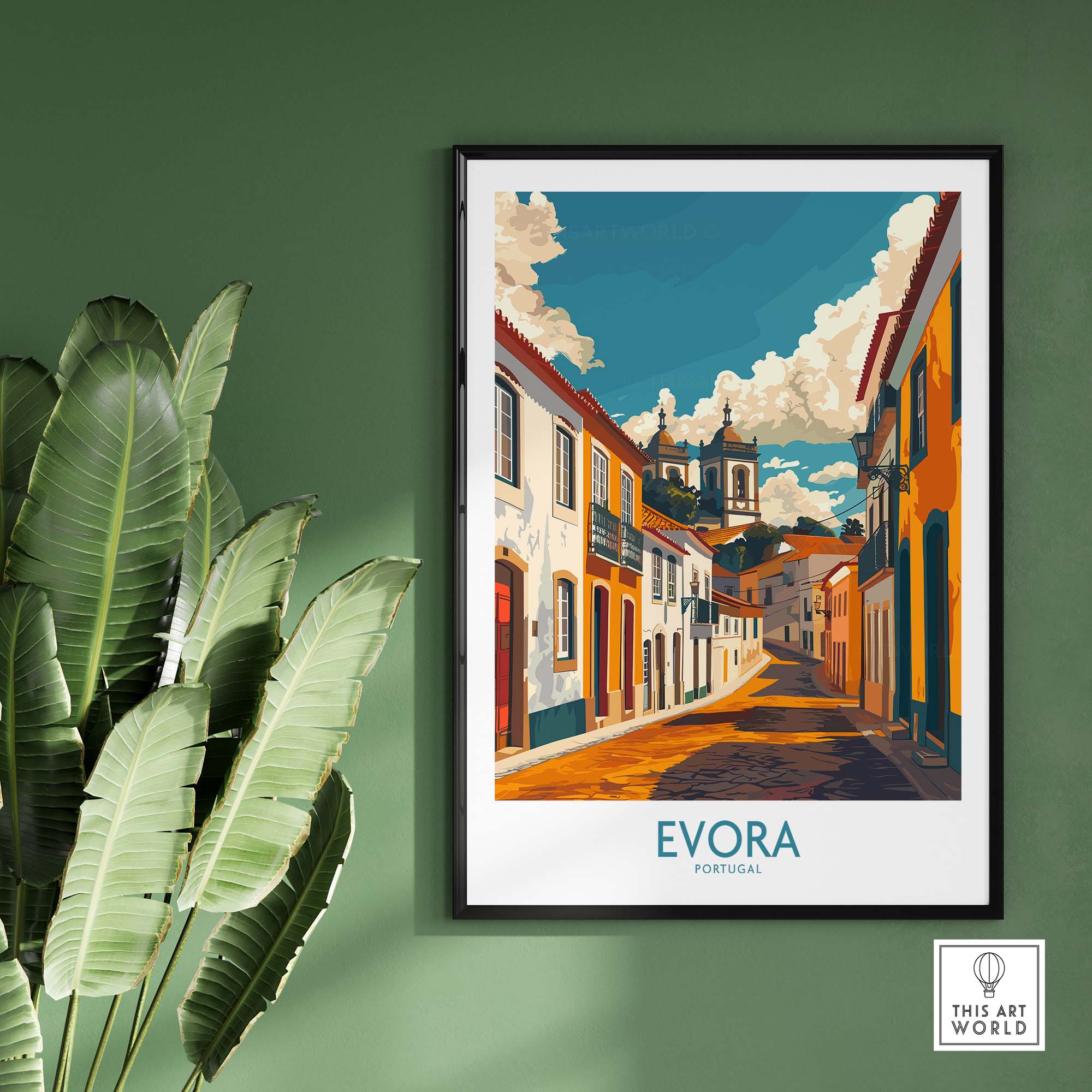Evora Wall Art Print part of our best collection or travel posters and prints - This Art World