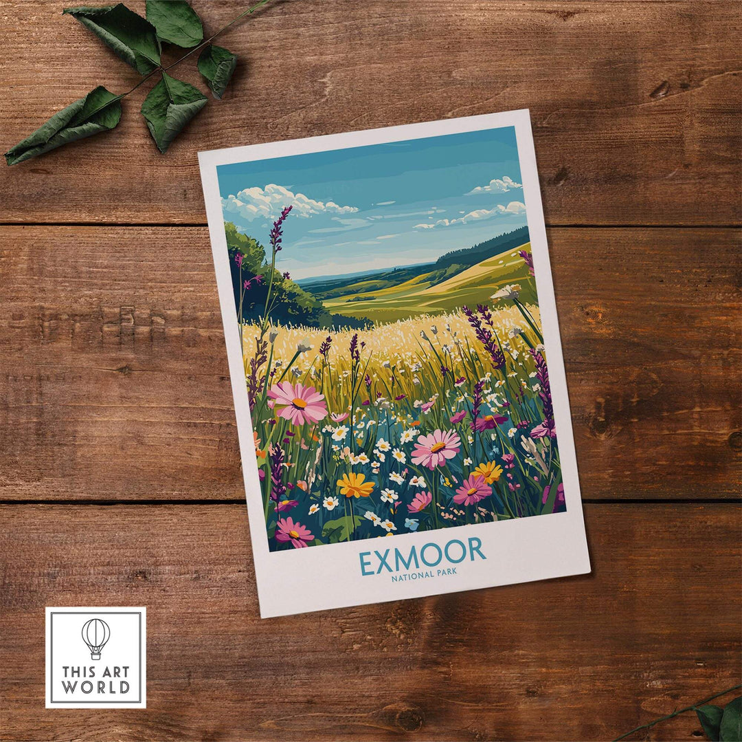 Exmoor Poster National Park