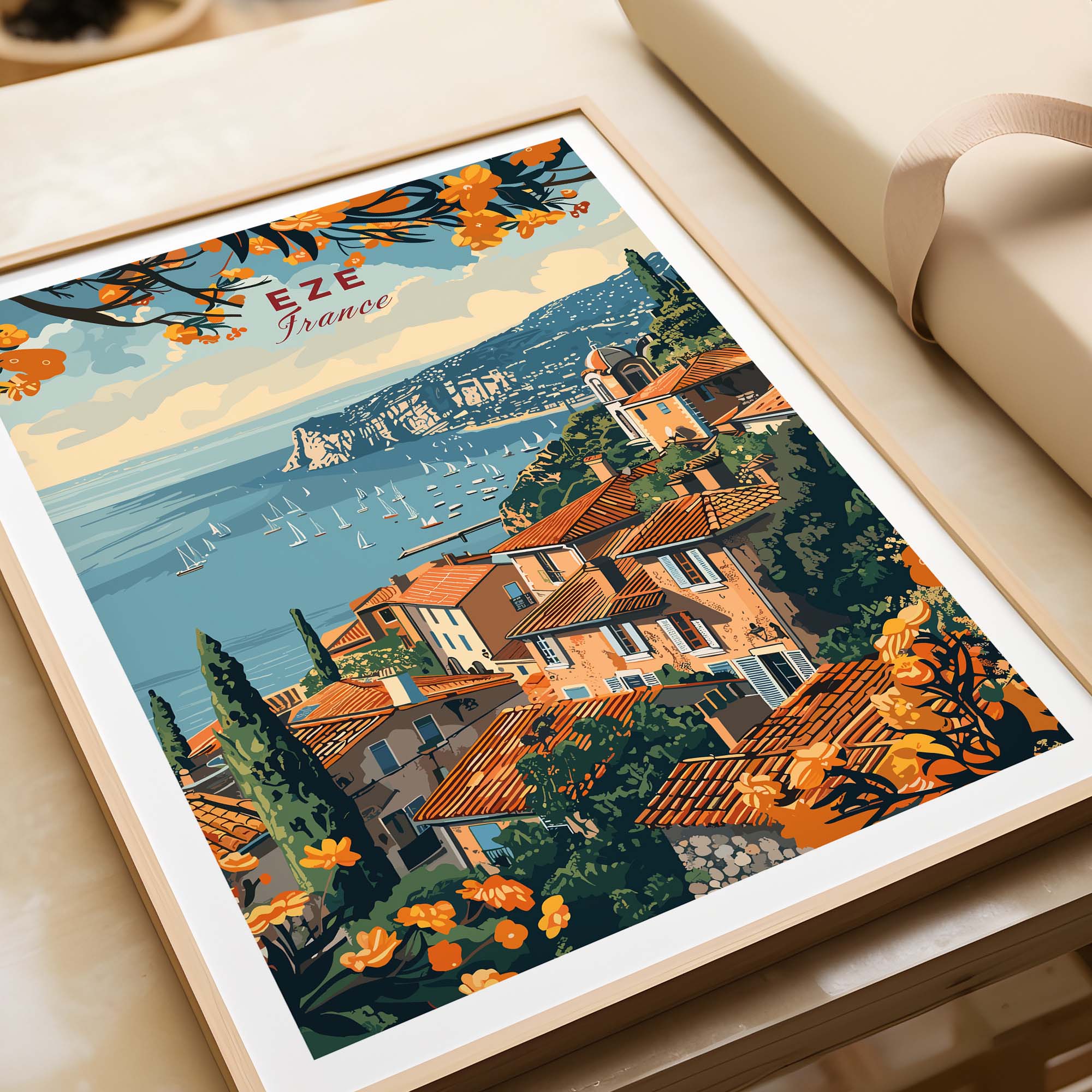 Eze Poster Print - Capture French Charm – This Art World