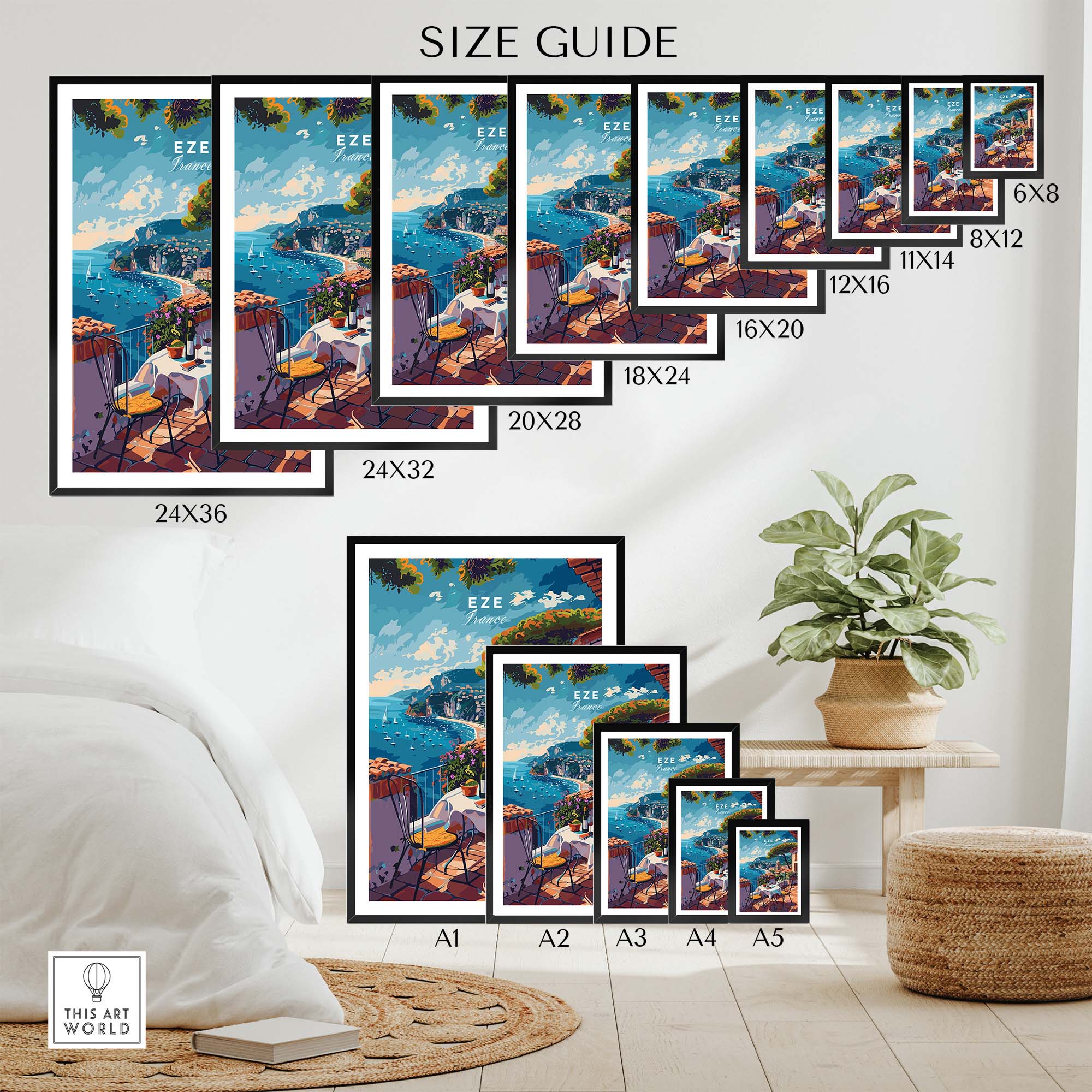 Eze Travel Poster