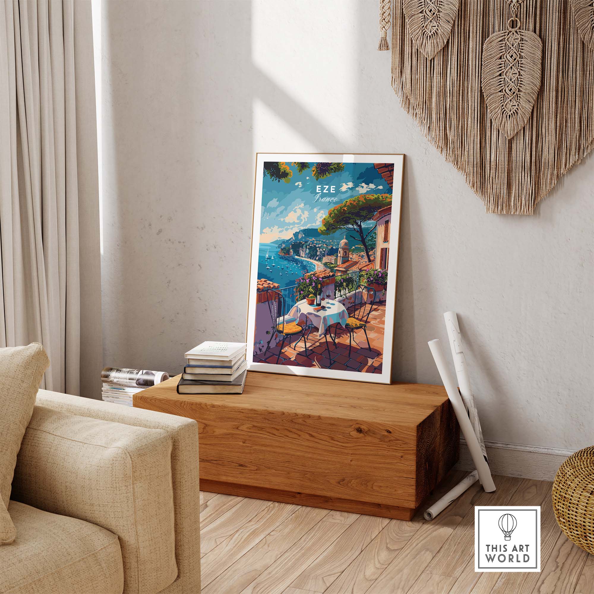 Eze Travel Poster