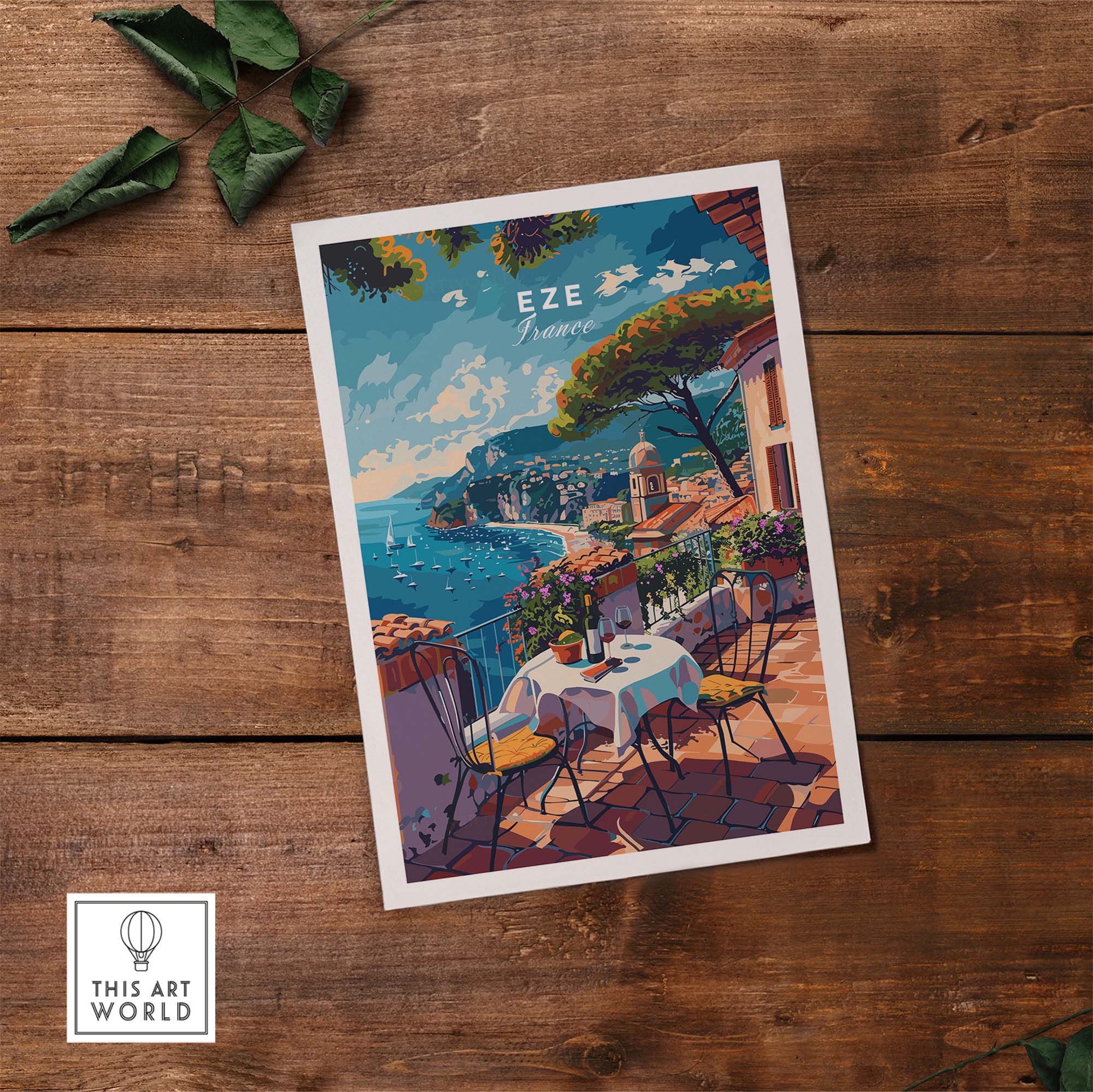 Eze Travel Poster