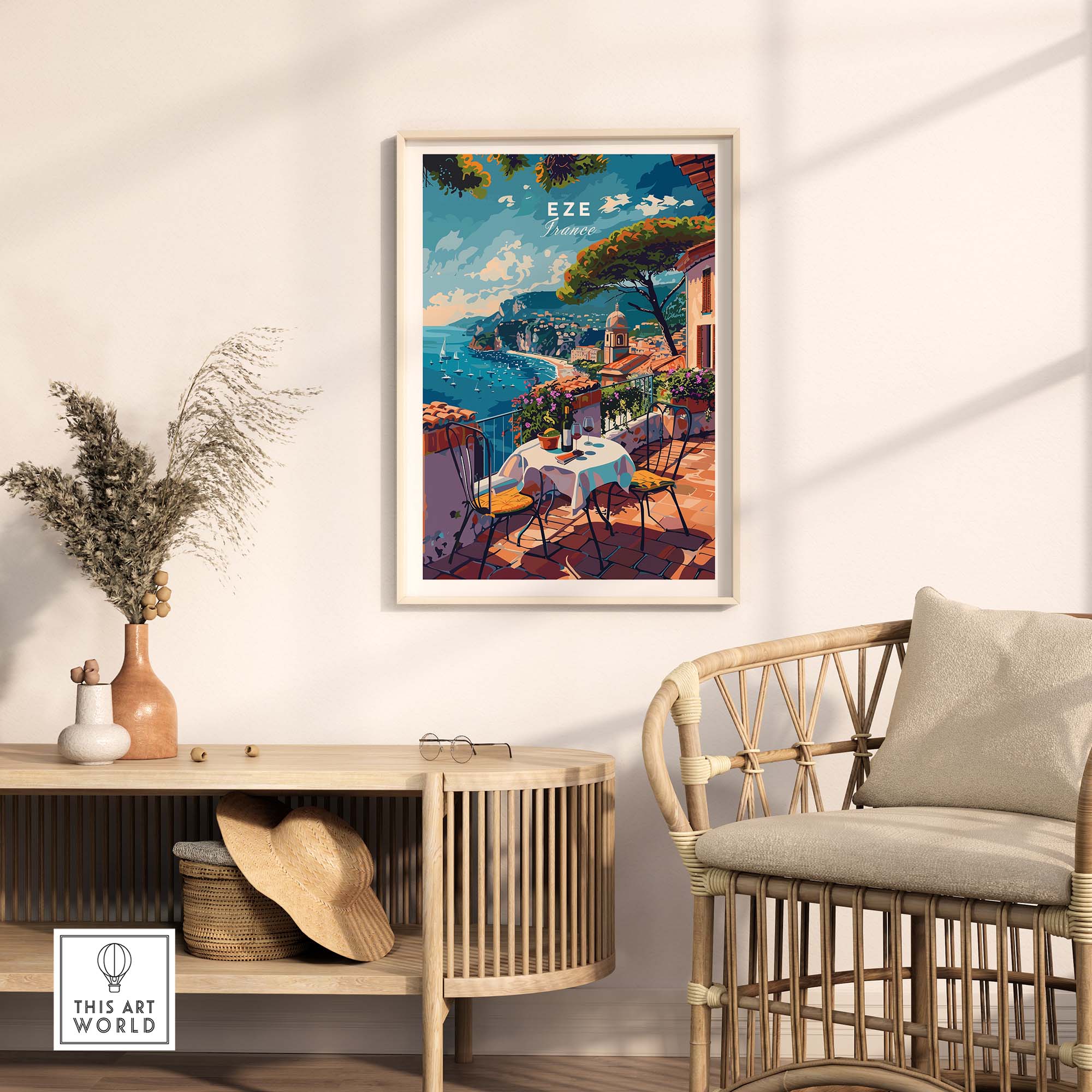 Eze Travel Poster