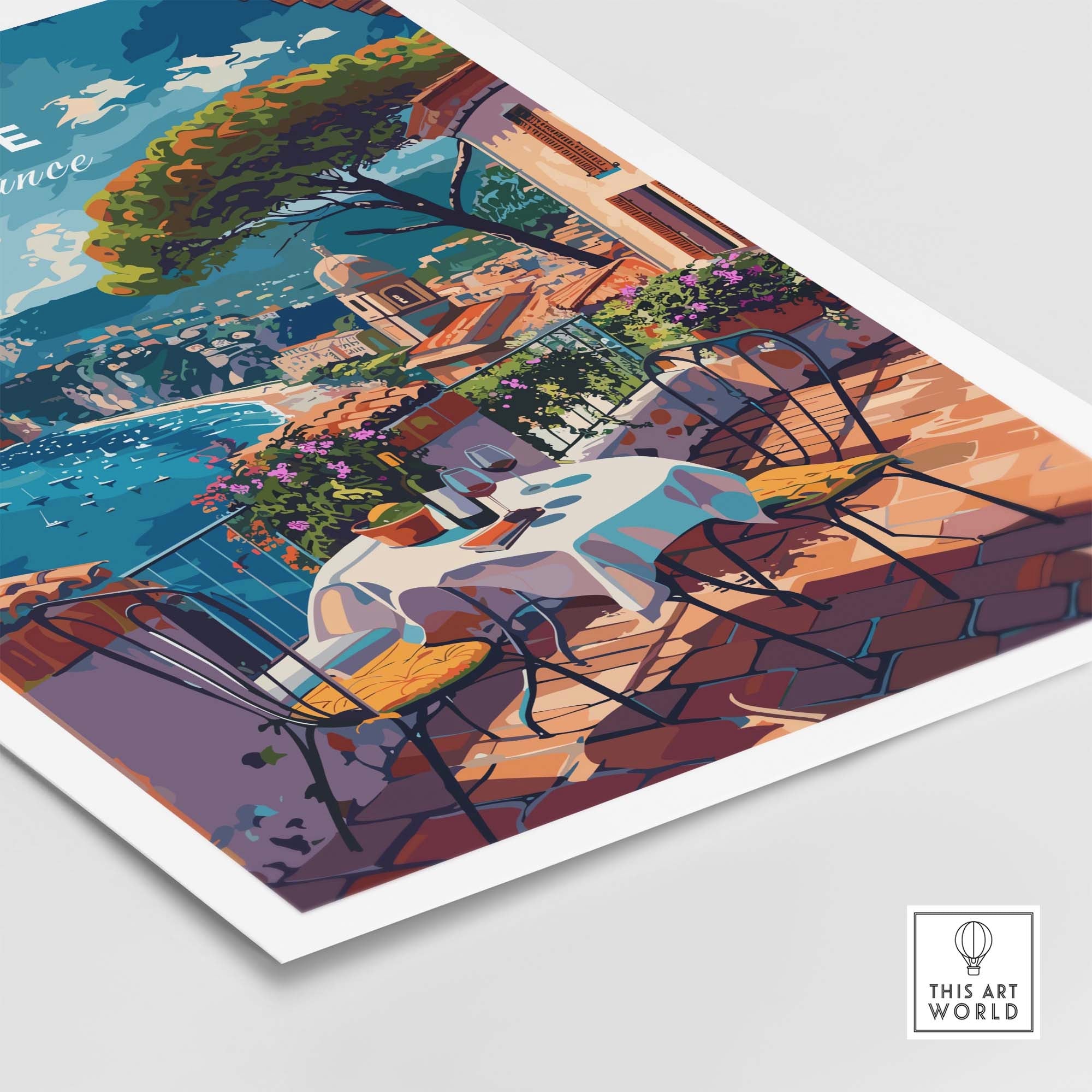 Eze Travel Poster