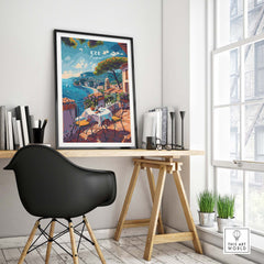 Eze Travel Poster