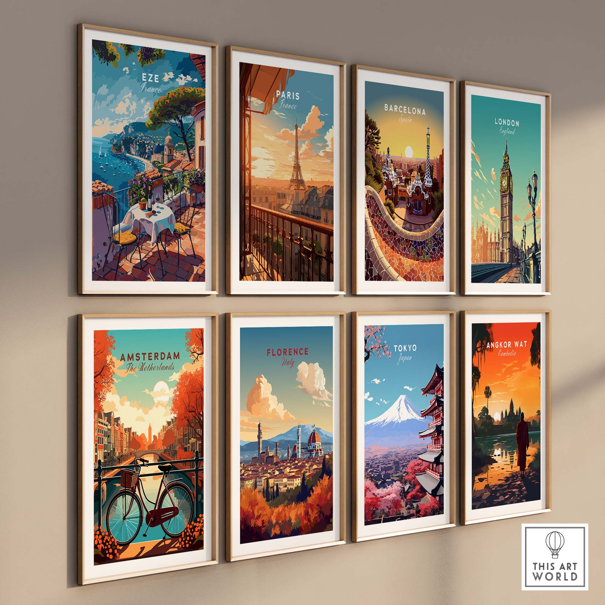 Eze Travel Poster