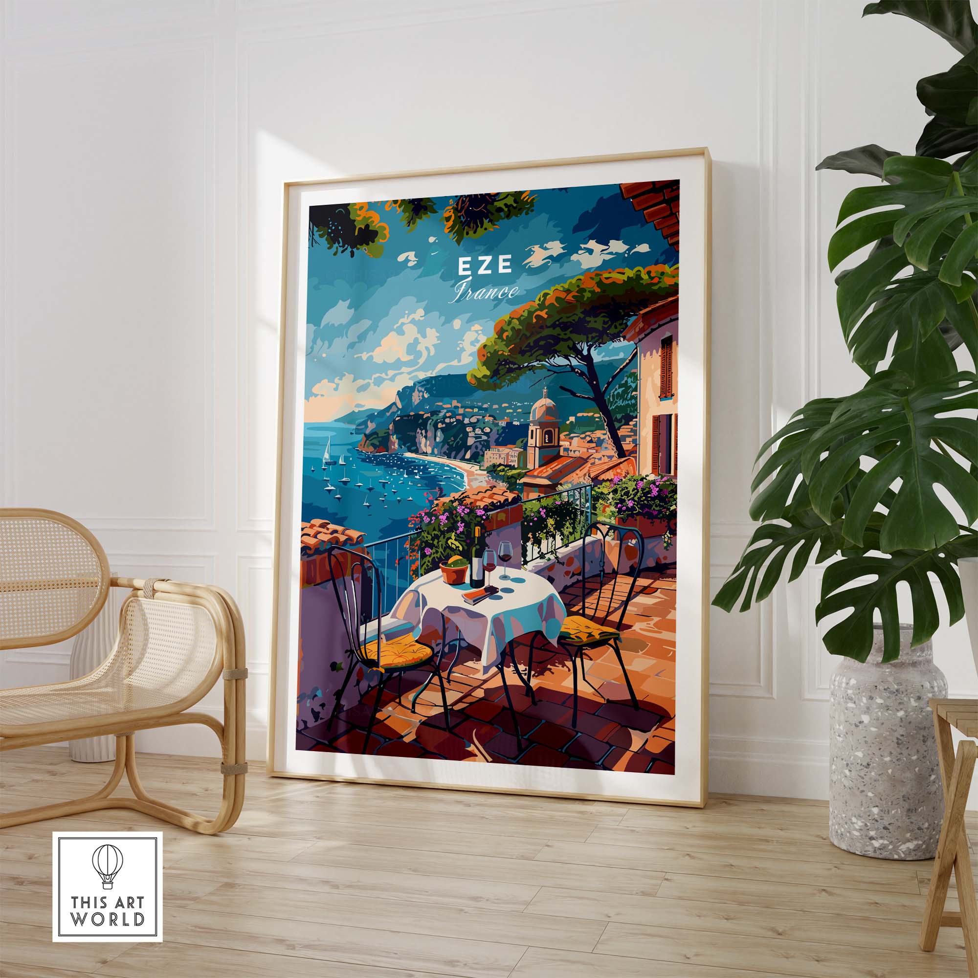 Eze Travel Poster
