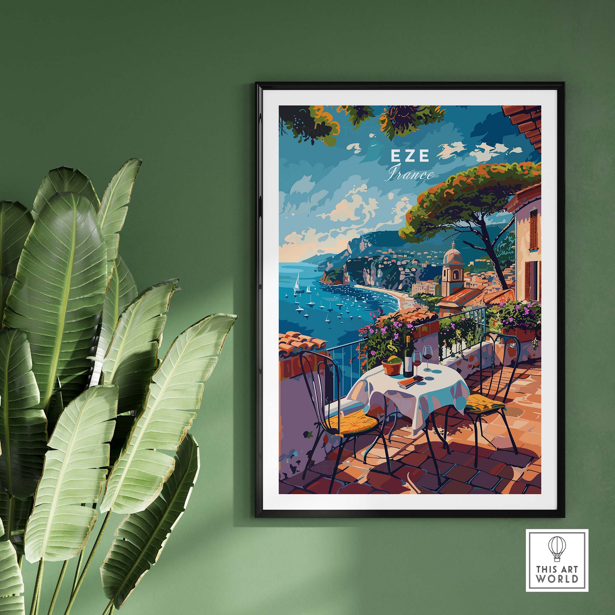 Eze Travel Poster