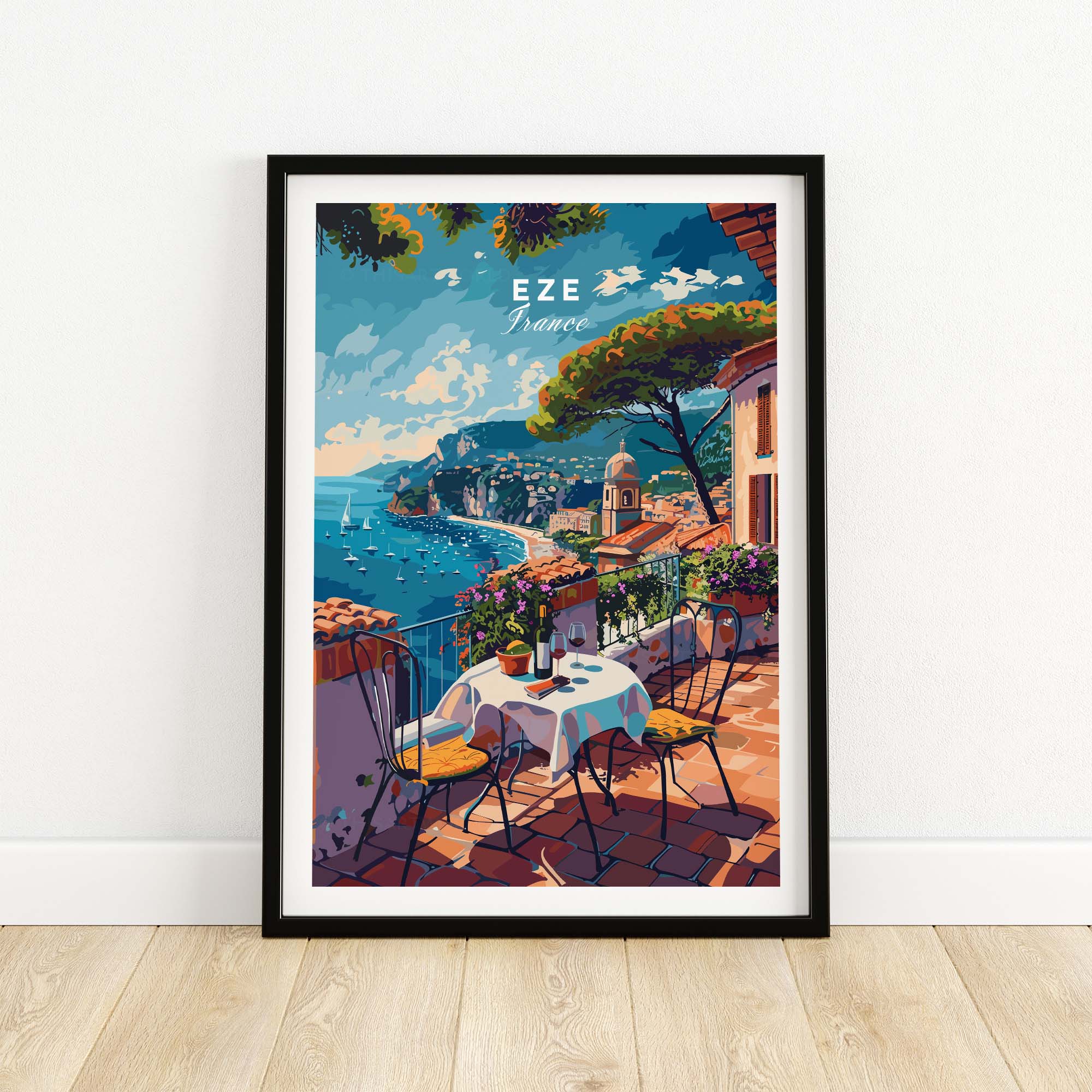 Eze Travel Poster