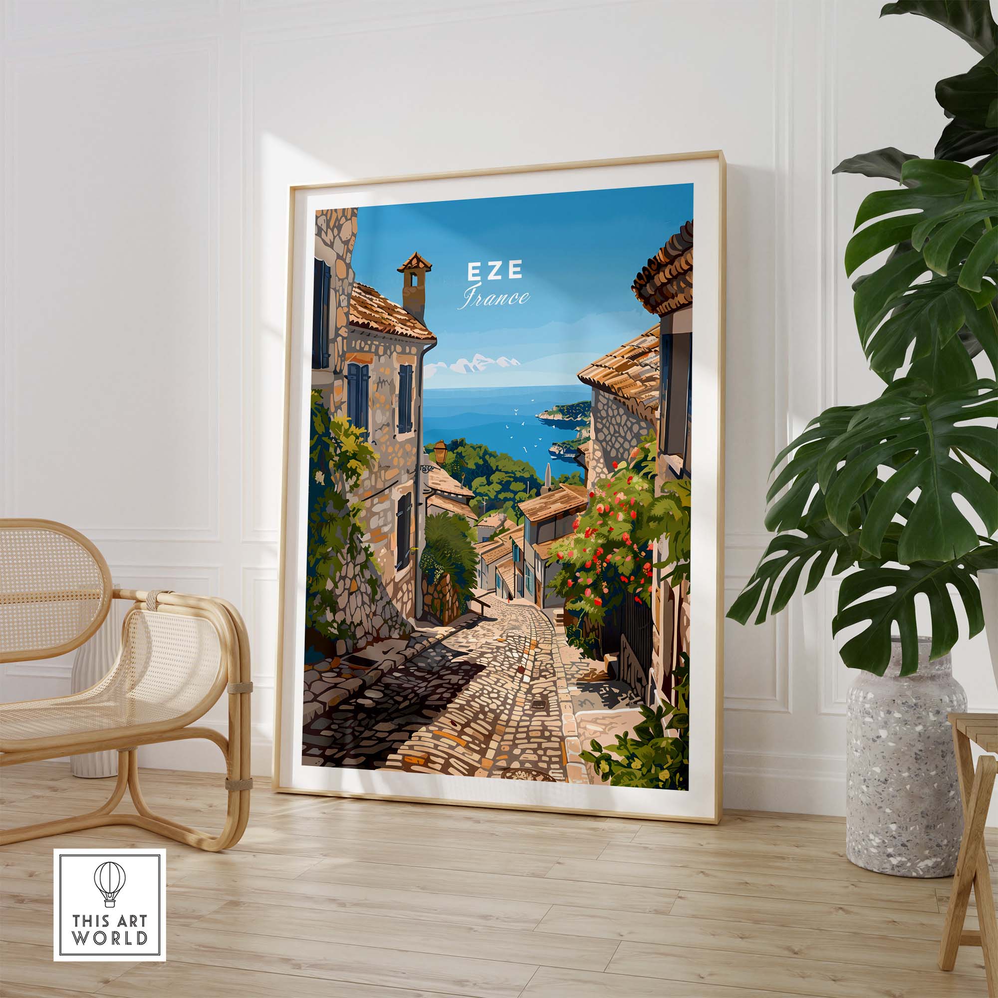 Eze Travel Print