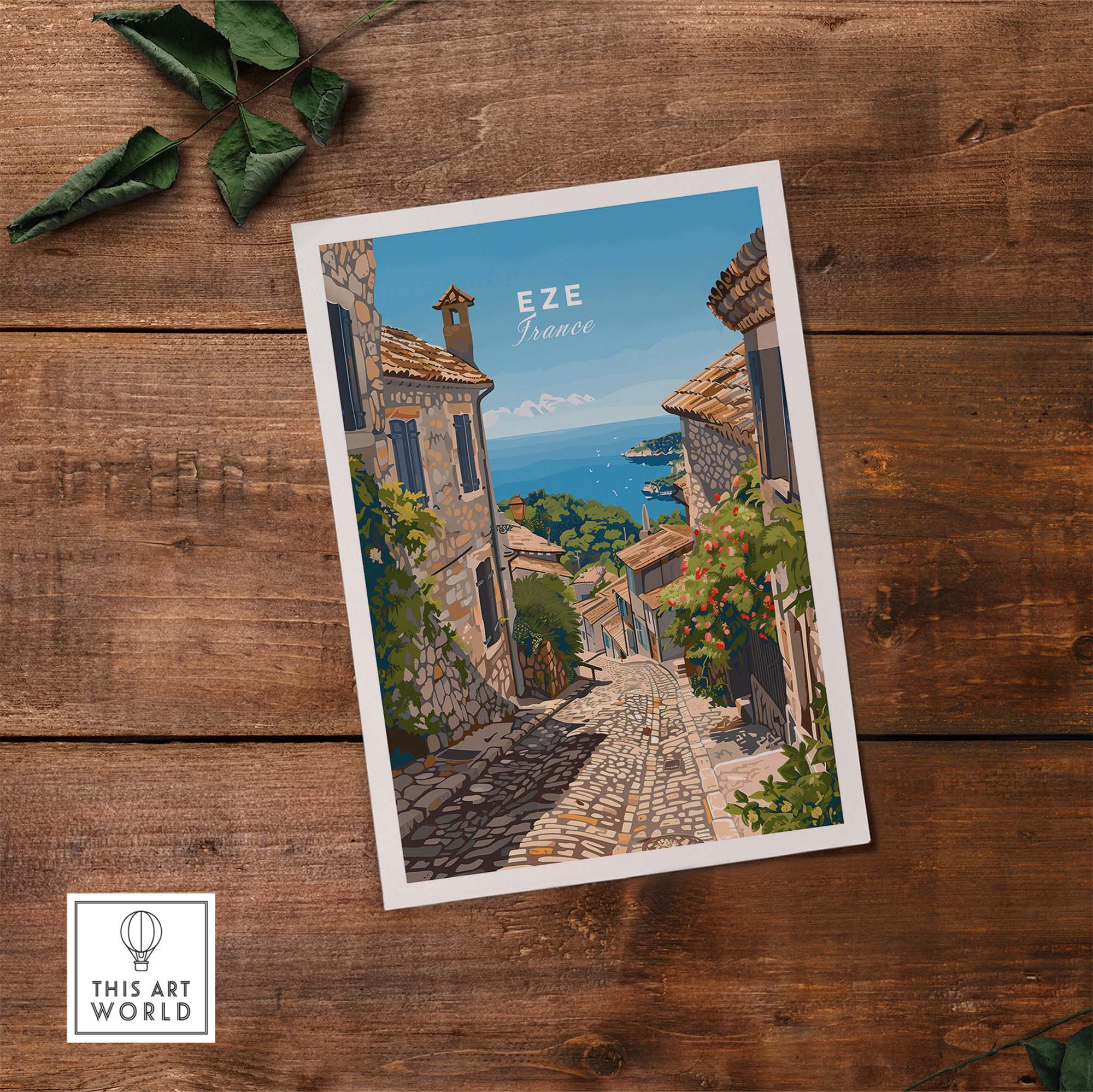 Eze Travel Print