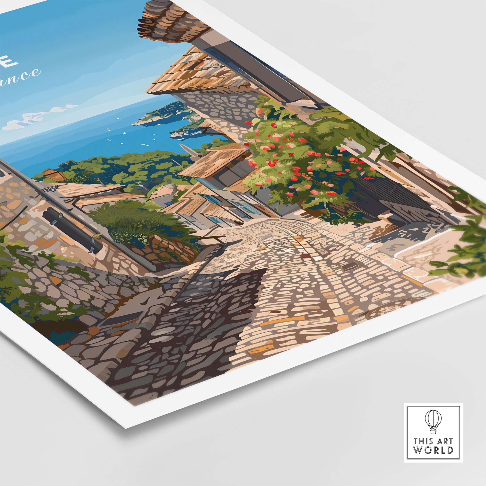 Eze Travel Print