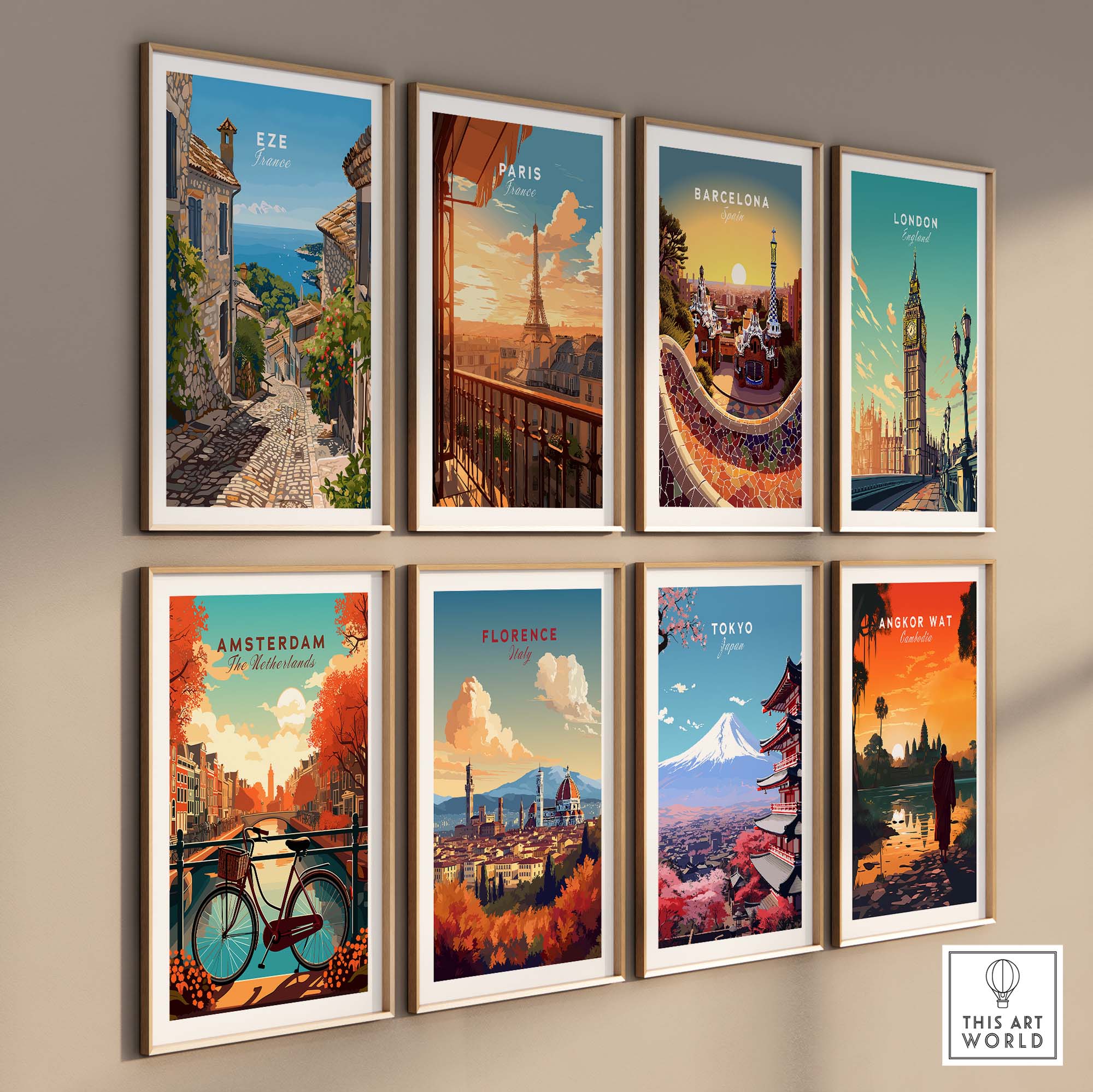 Eze Travel Print