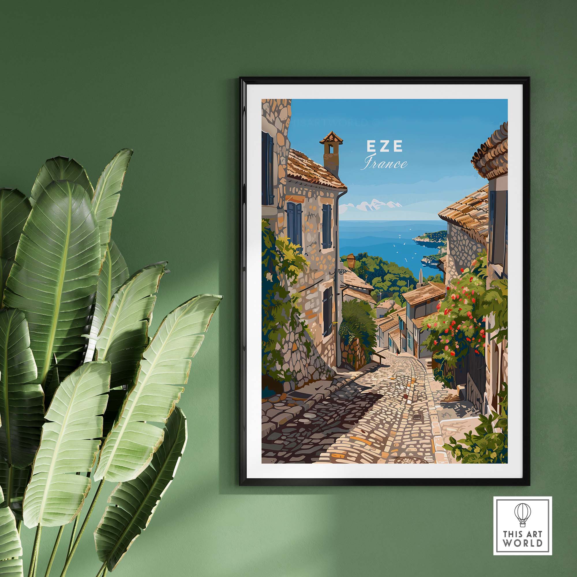 Eze Travel Print