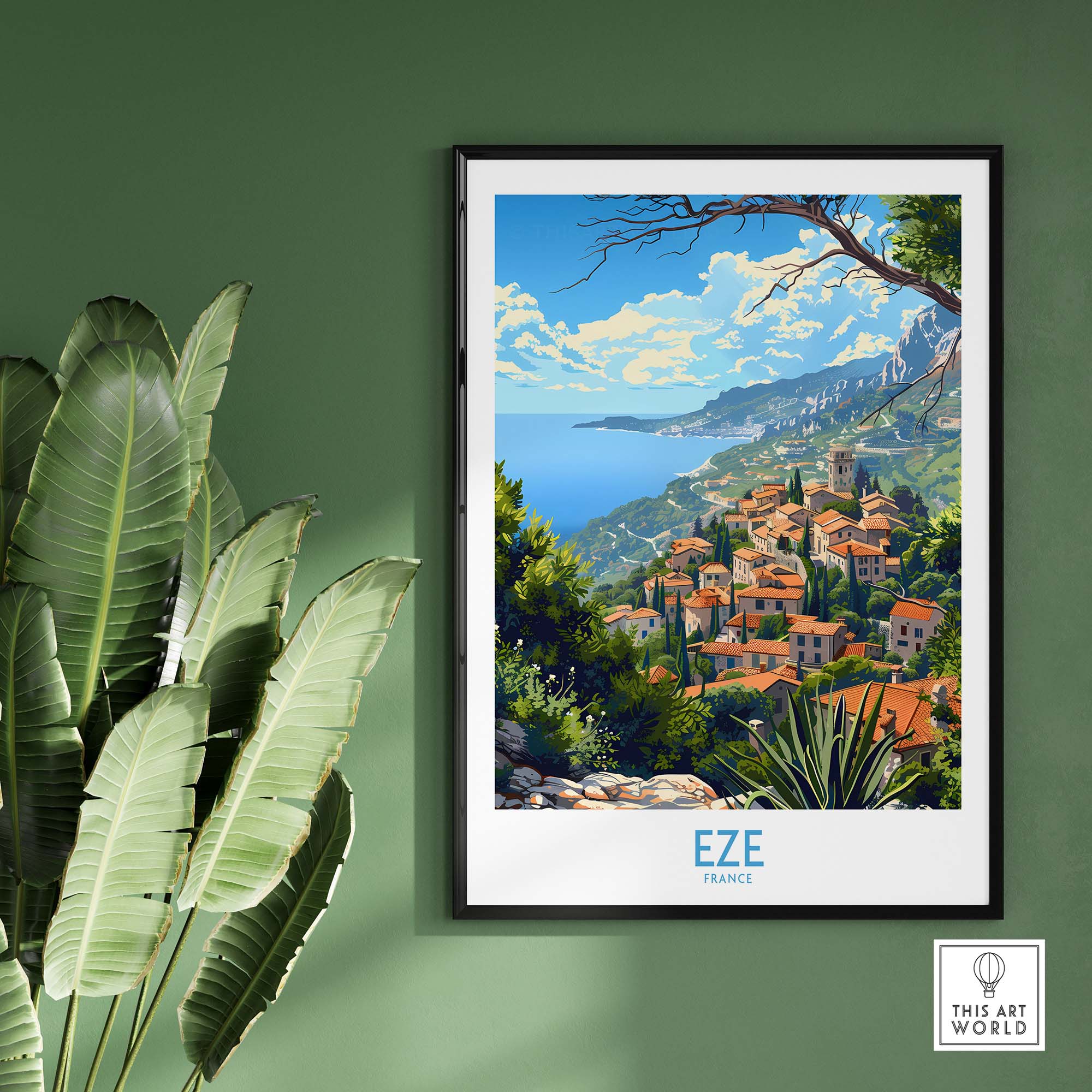 Eze Wall Art Print