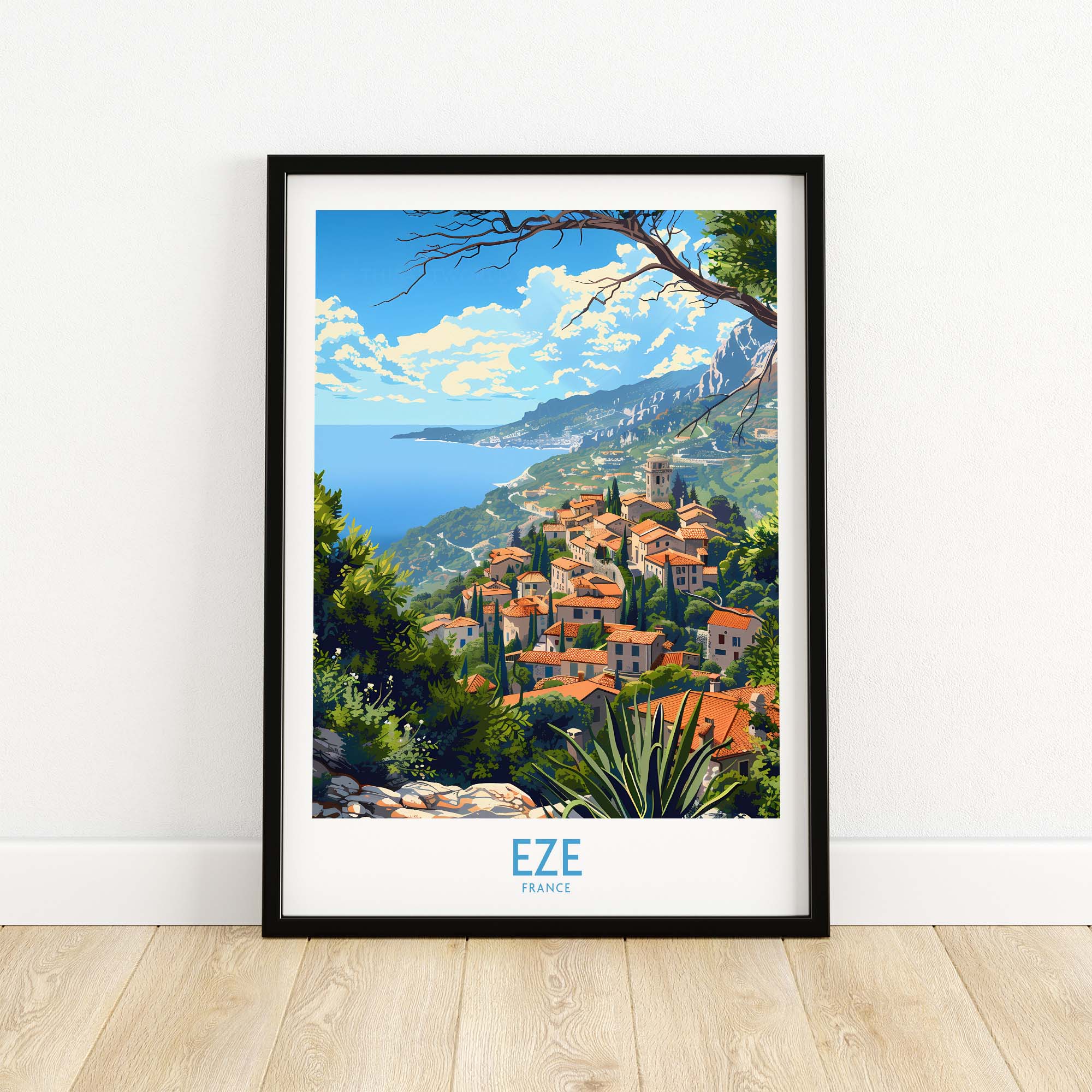 Eze Wall Art Print