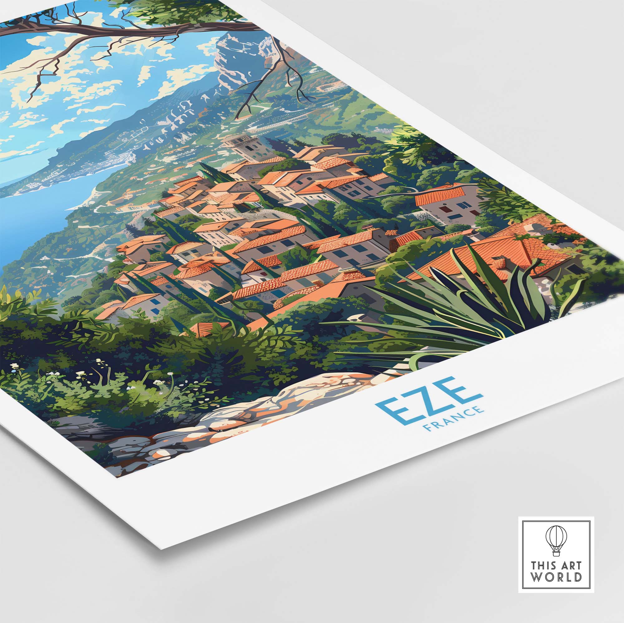 Eze Wall Art Print