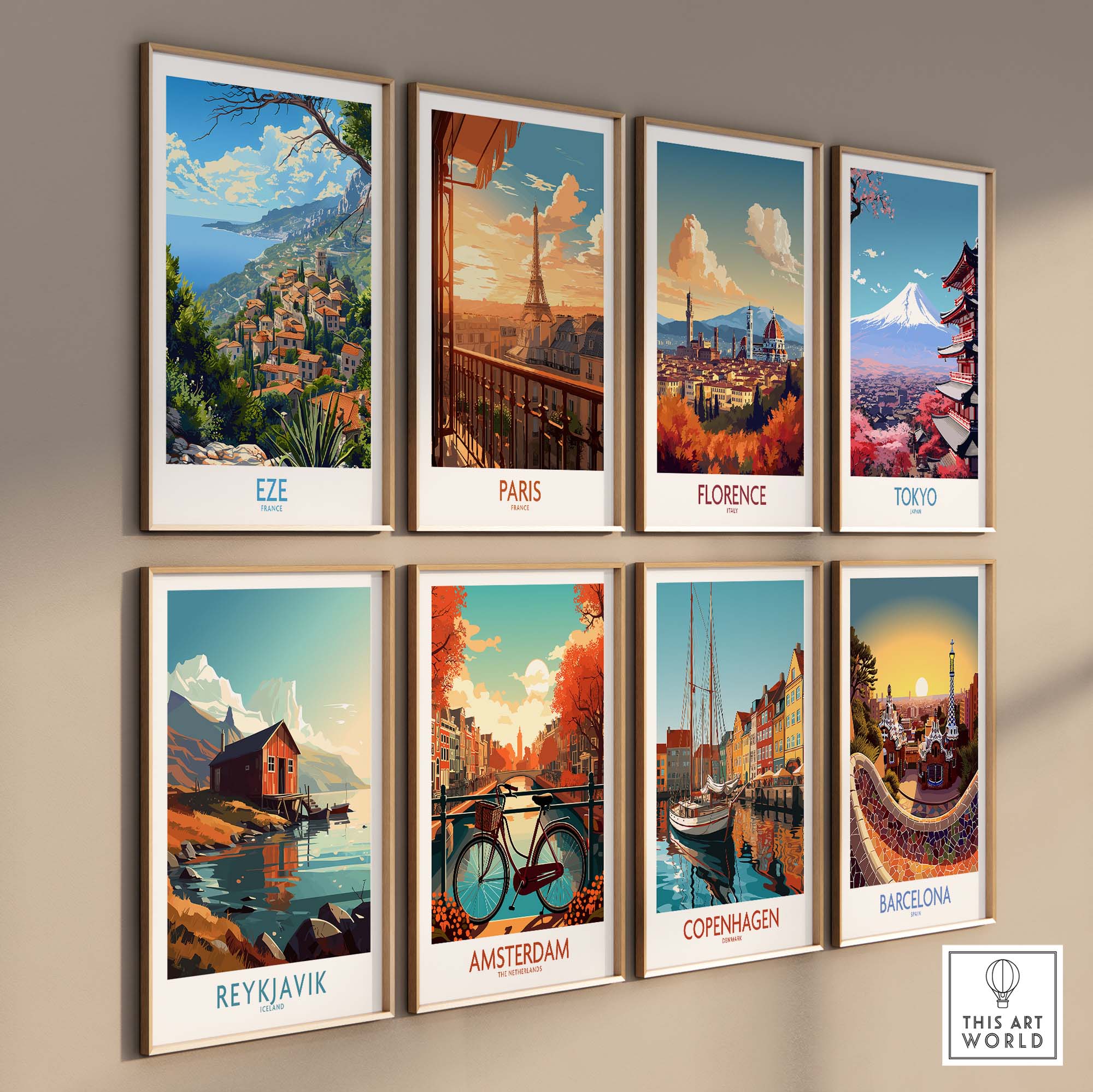 Eze Wall Art Print