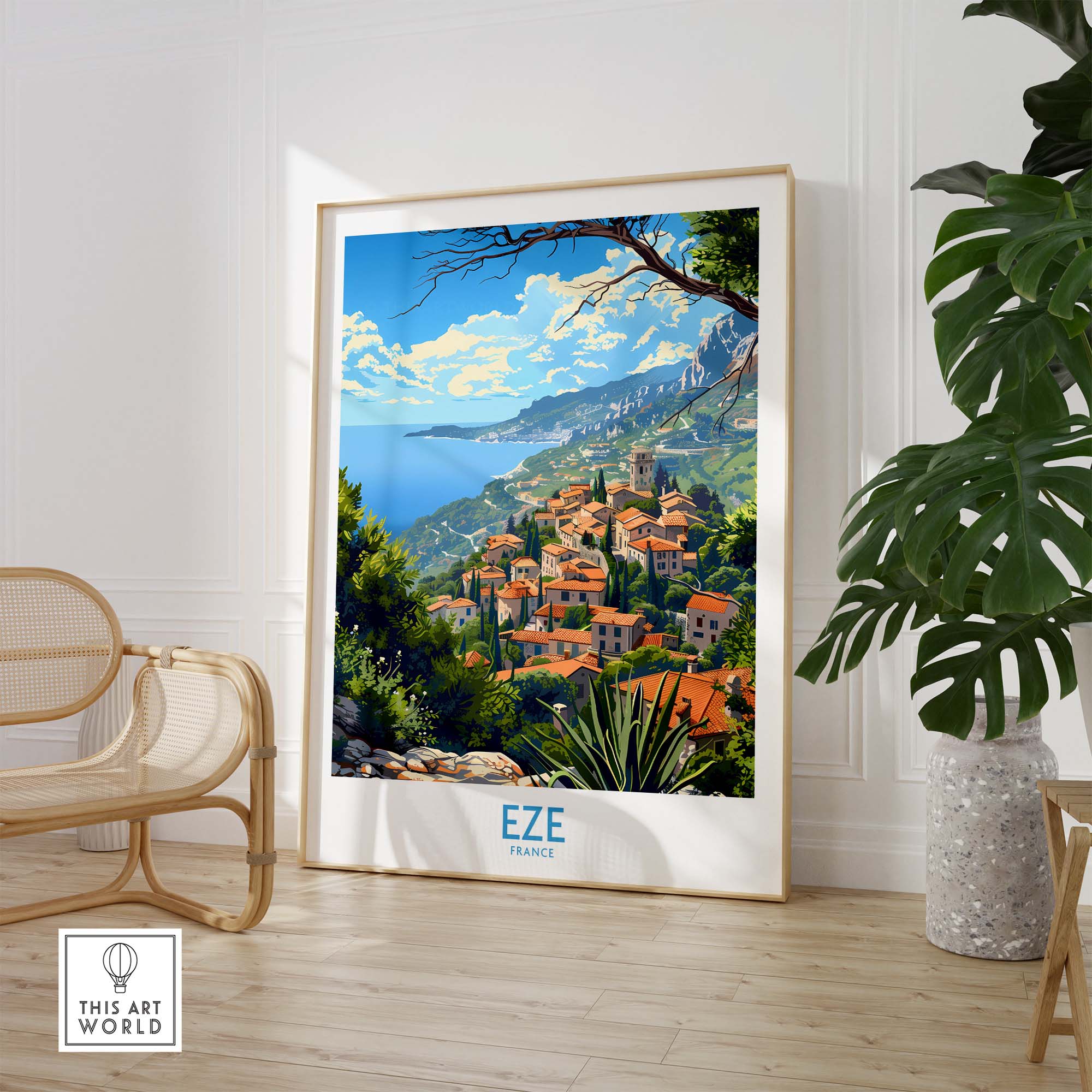 Eze Wall Art Print