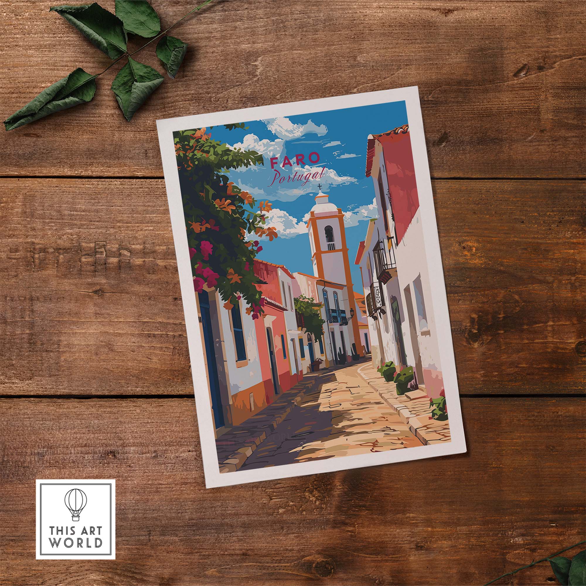 Faro Poster Portugal part of our best collection or travel posters and prints - This Art World