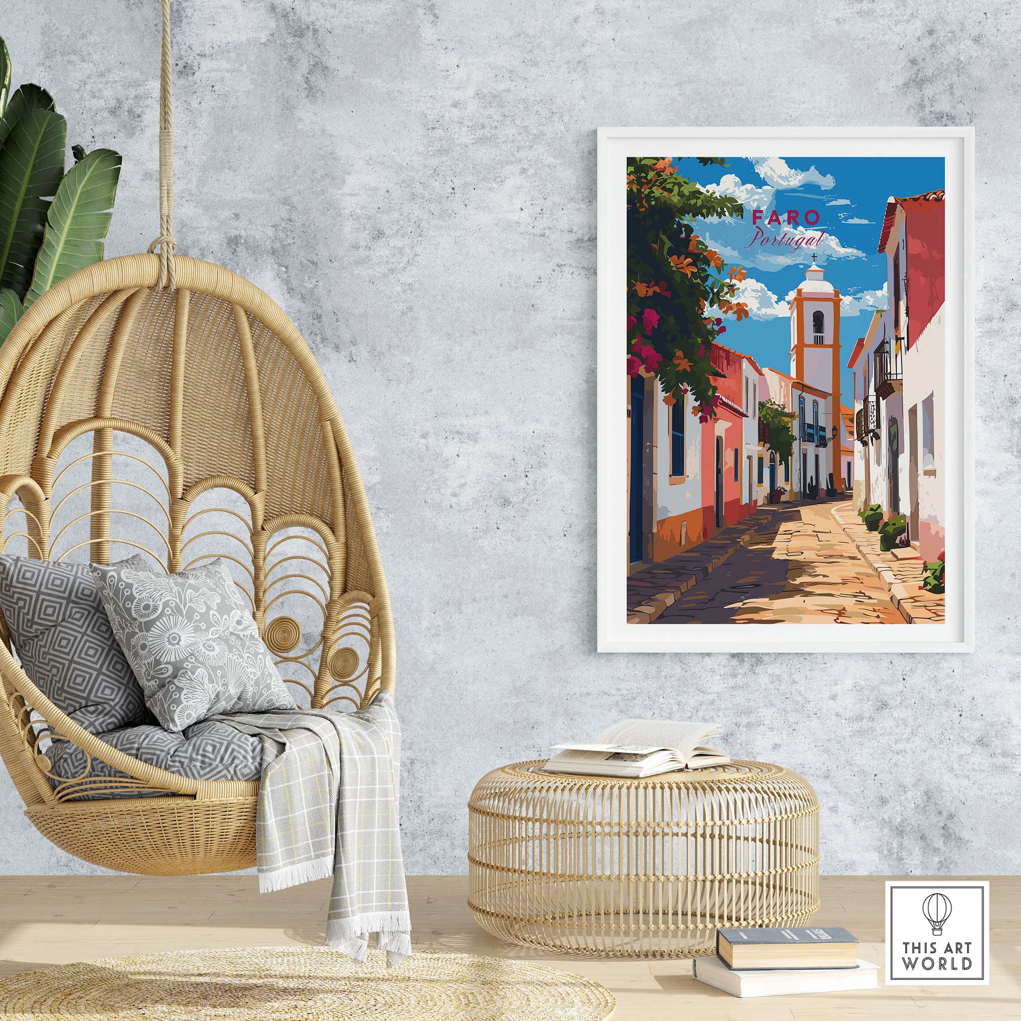 Faro Poster Portugal part of our best collection or travel posters and prints - This Art World