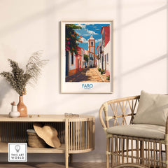 Faro Print Portugal part of our best collection or travel posters and prints - This Art World