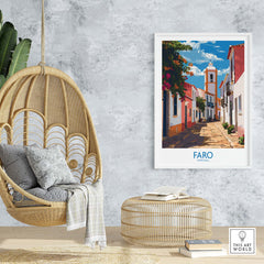 Faro Print Portugal part of our best collection or travel posters and prints - This Art World