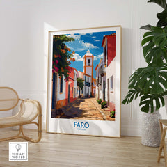 Faro Print Portugal part of our best collection or travel posters and prints - This Art World