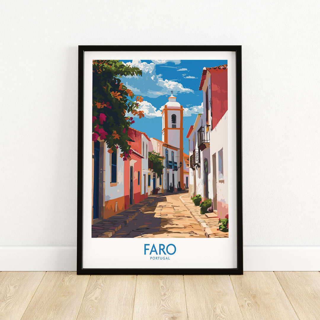 Faro Print Portugal part of our best collection or travel posters and prints - This Art World