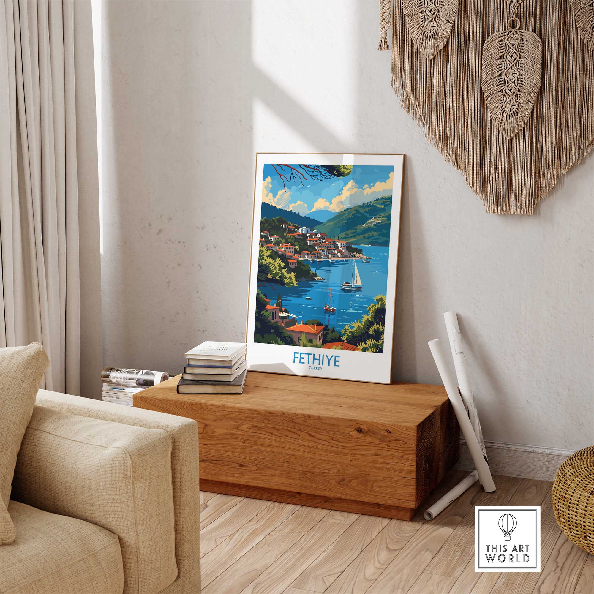 Fethiye Poster Print-This Art World