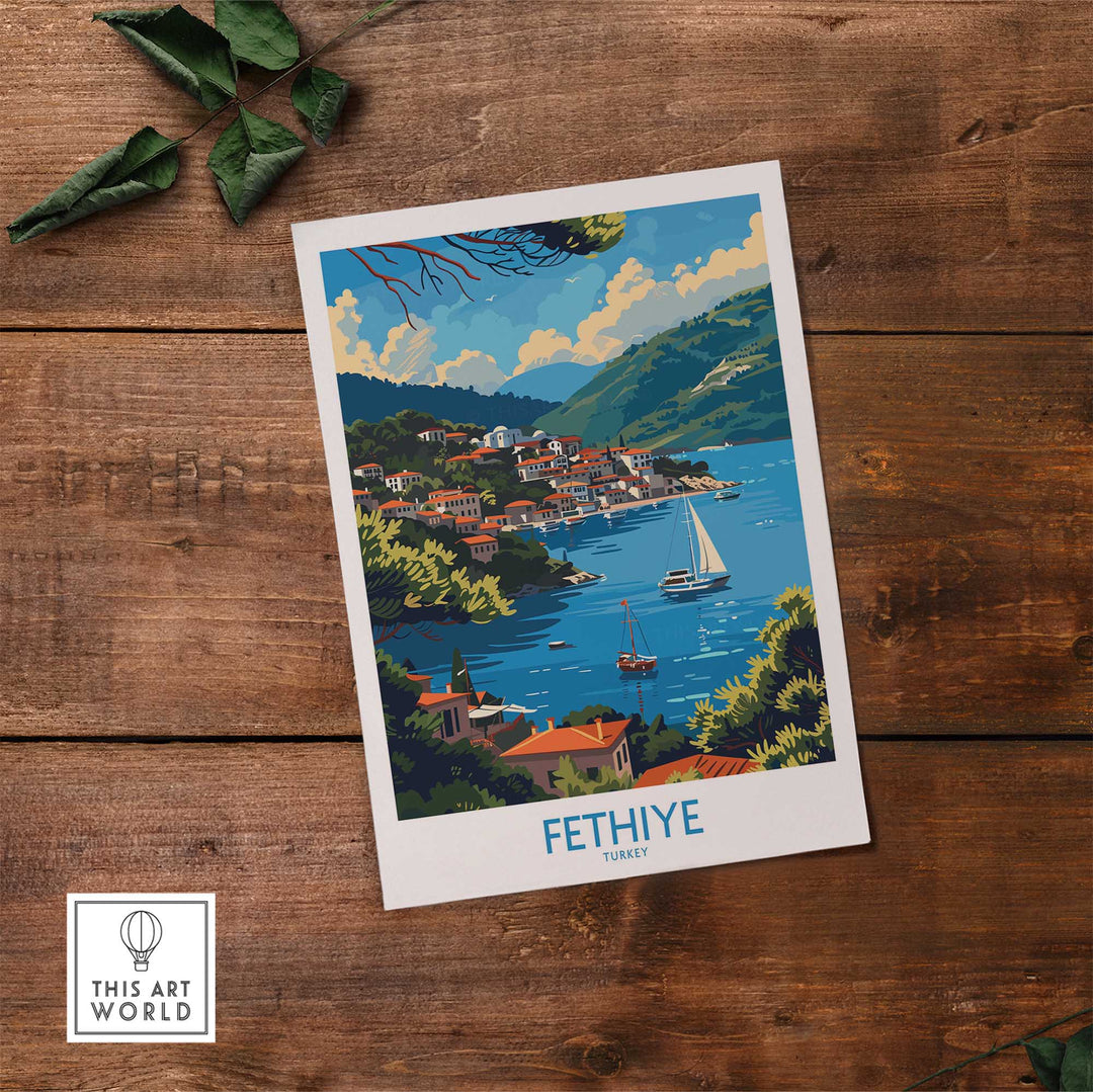 Fethiye Poster Print-This Art World