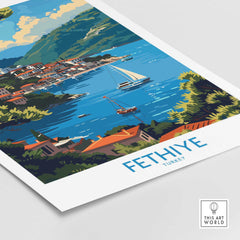 Fethiye Poster Print-This Art World