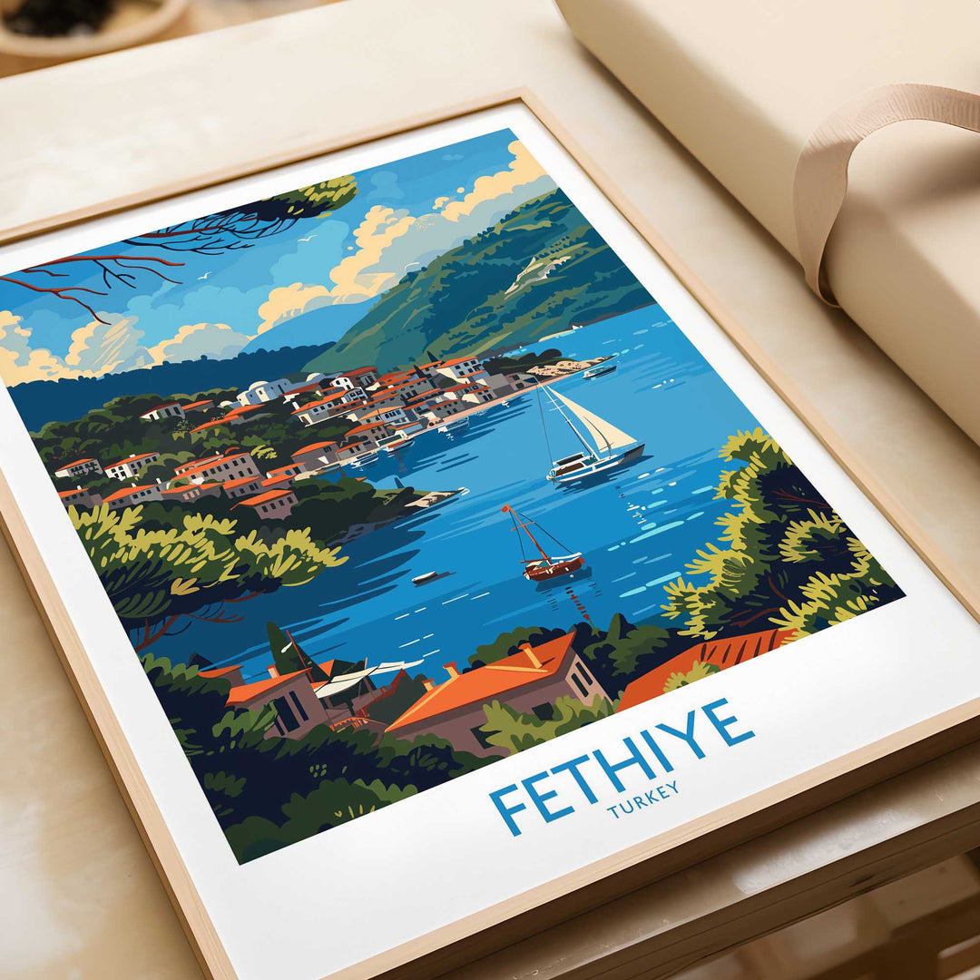 Fethiye Poster Print-This Art World