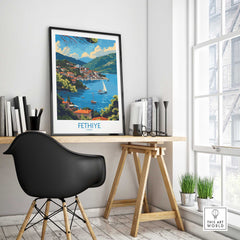 Fethiye Poster Print-This Art World
