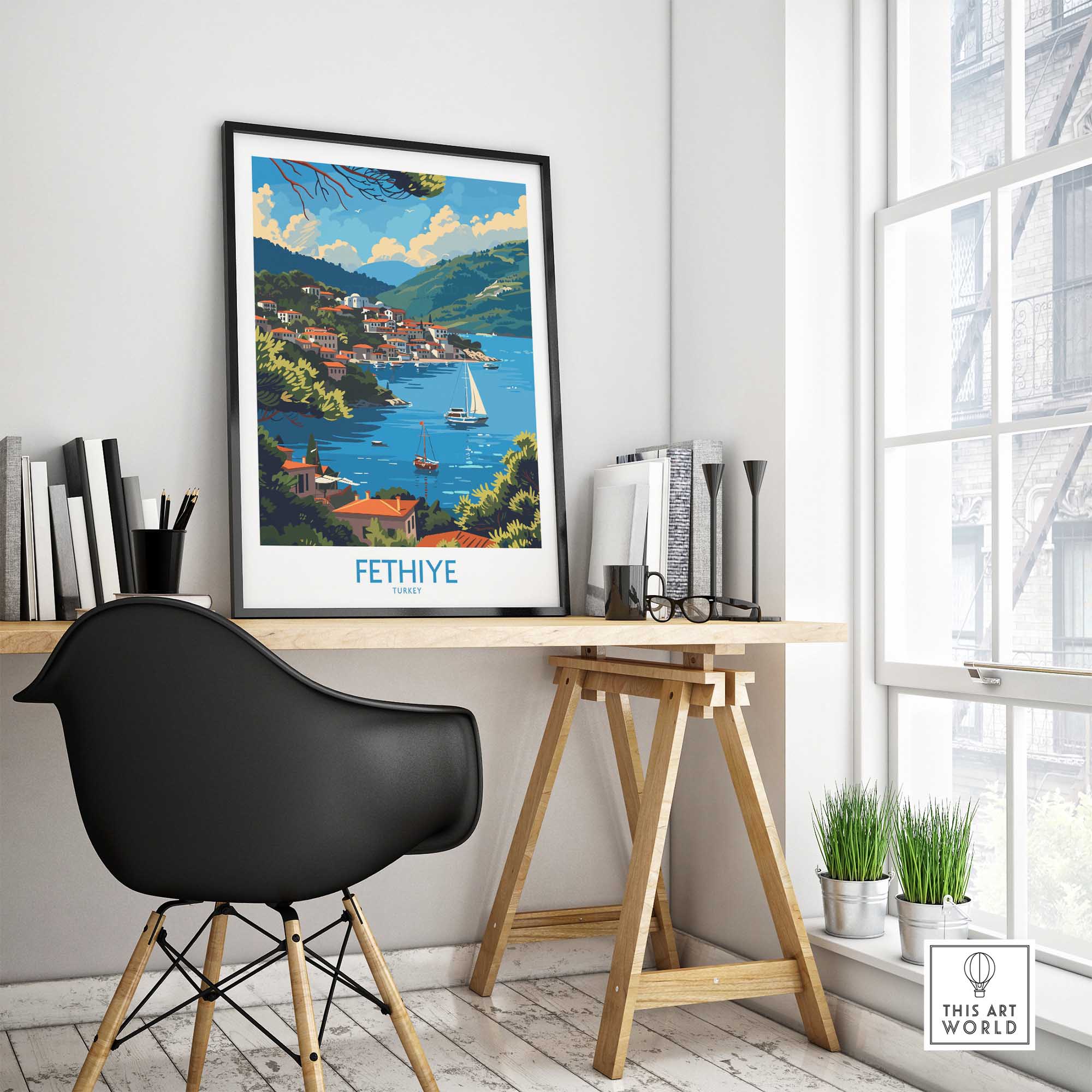 Fethiye Poster Print-This Art World