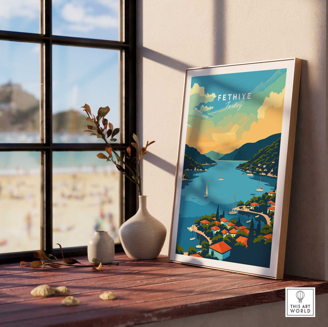 Fethiye Print Turkey-This Art World