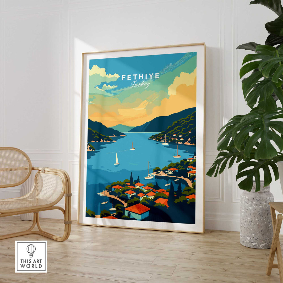 Fethiye Print Turkey-This Art World