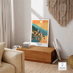 Fethiye Travel Poster-This Art World