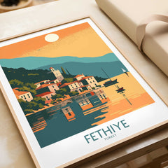 Fethiye Travel Poster-This Art World