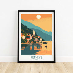 Fethiye Travel Poster-This Art World