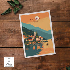 Fethiye Travel Print-This Art World