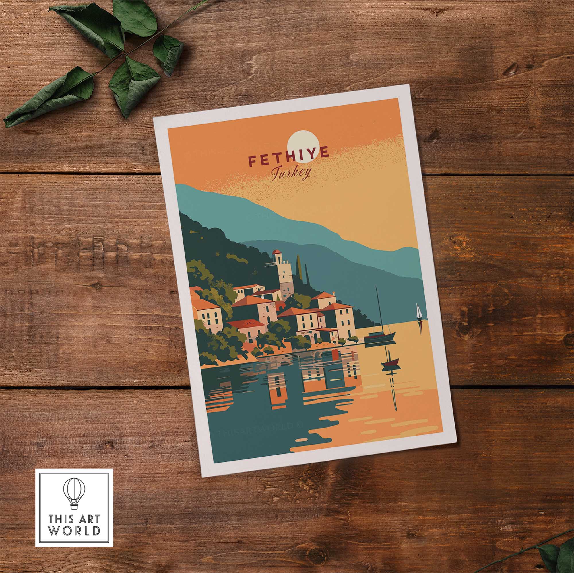 Fethiye Travel Print-This Art World