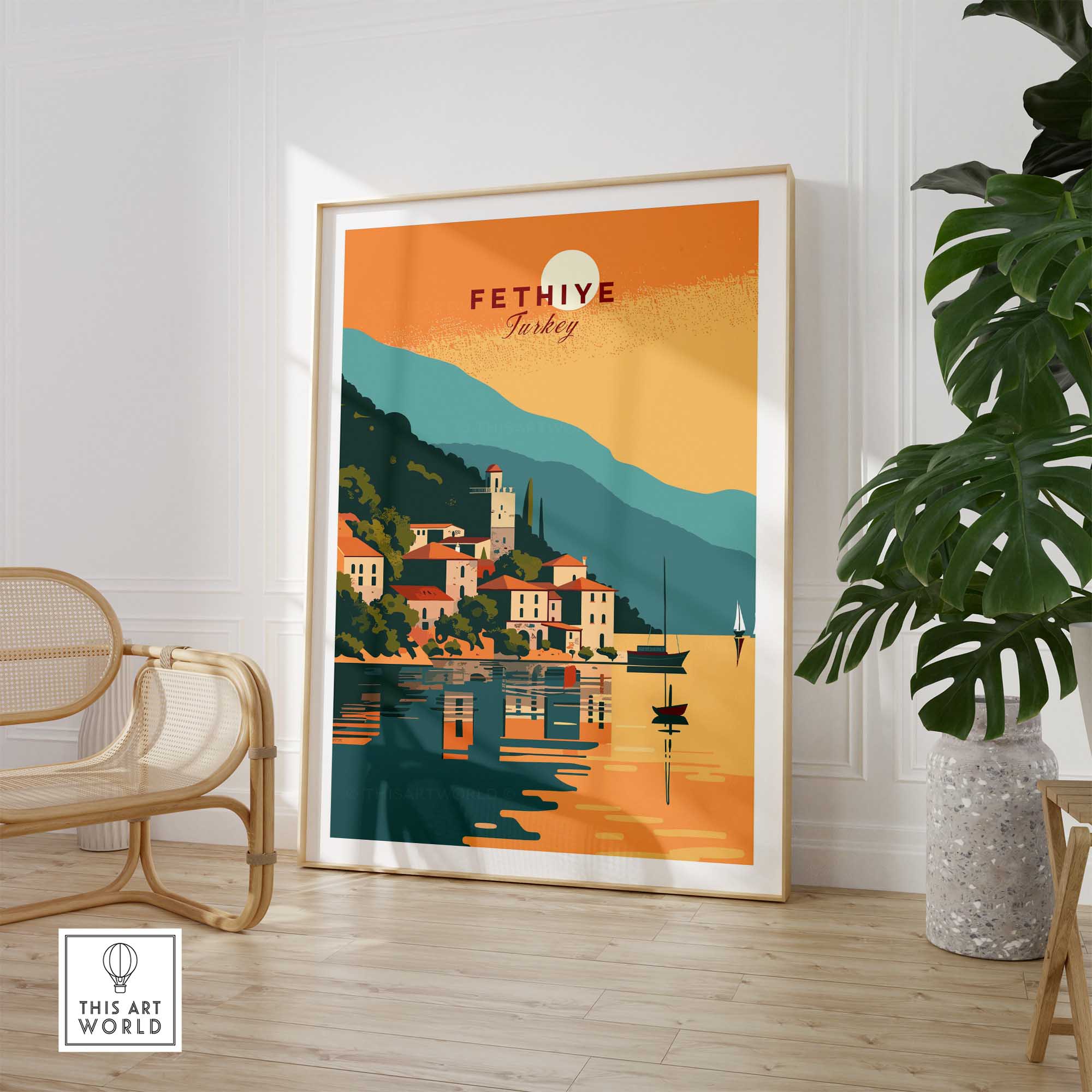 Fethiye Travel Print-This Art World