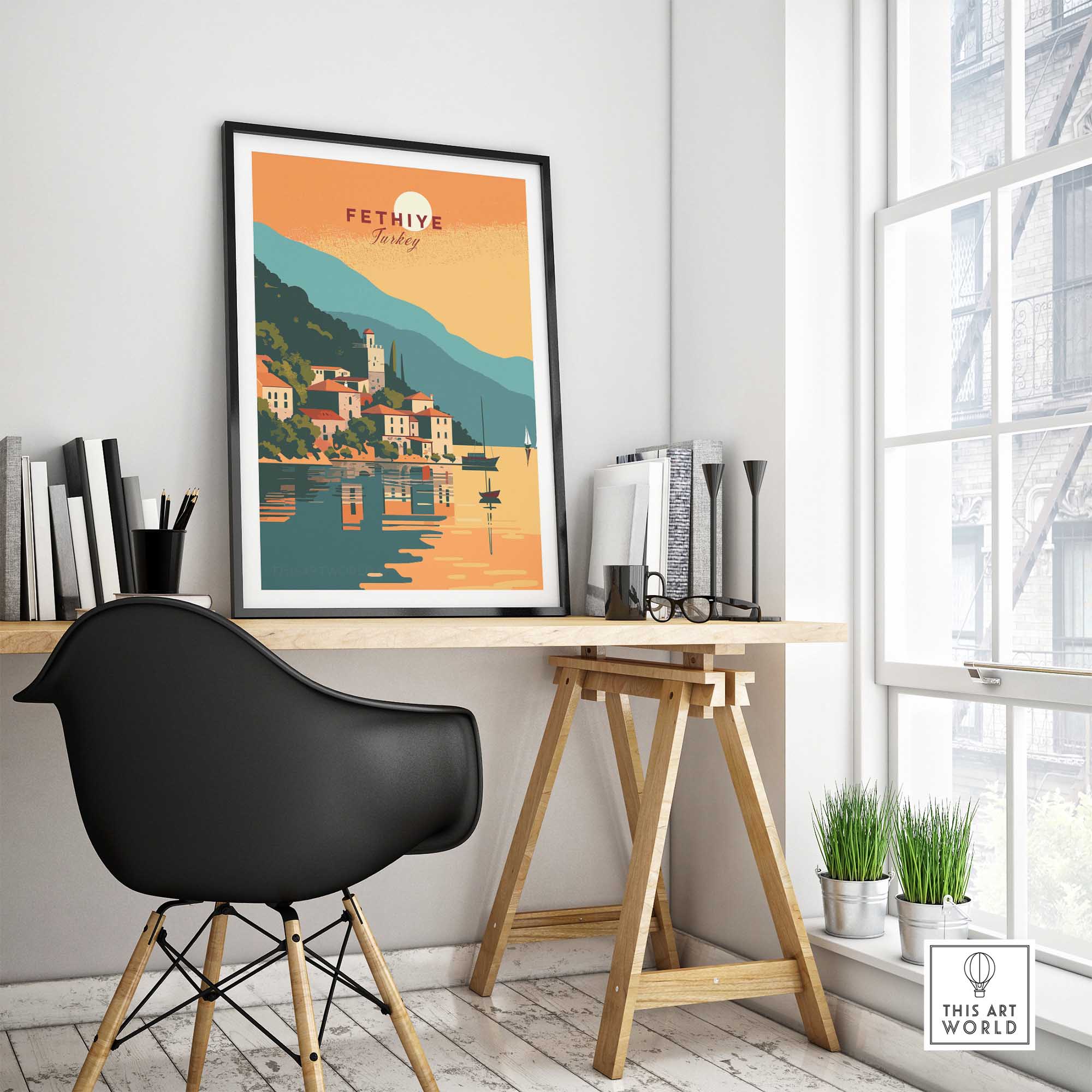 Fethiye Travel Print-This Art World